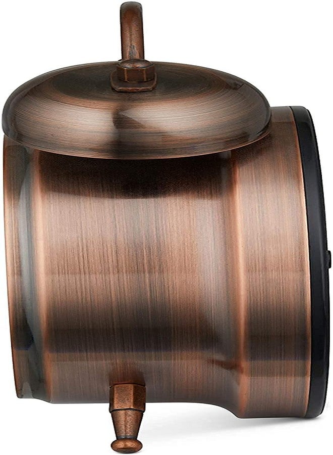 ELRINZA Alarm Clock for Home Brass Copper Alaram Table Watch Twin Bell Time Piece with Alarm Clock for Students, Home Bedroom Perfect for Heavy Sleepers - Image 2